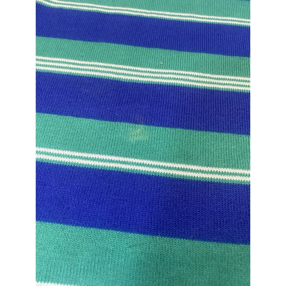 Lacoste vintage‎ striped rugby polo long sleeve shirt